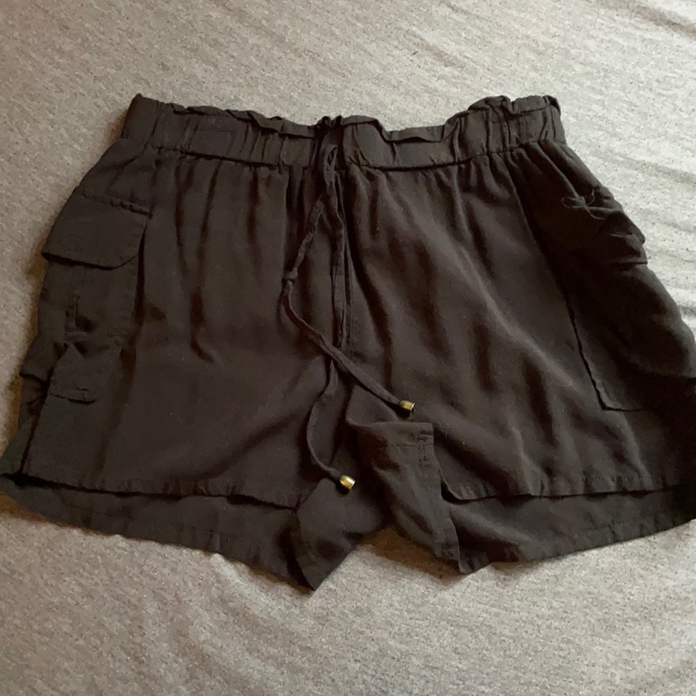Black Stretchy Shorts